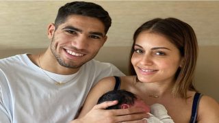 انفصال اللاعب اشرف حكيمي عن التونسية هبة أبوك