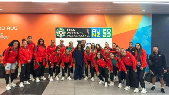 بعثة المنتخب الوطني المغربي النسوي تصل أستراليا للمشاركة في نهائيات كأس العالم