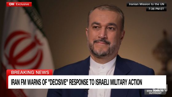 توقيت الضربة الإسرائيلية ضد إيران جاء بعد ساعات على تصريحات وزير خارجية طهران لـCNN.. فماذا قال؟