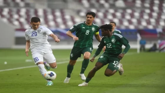 منتخب أوزبكستان الأولمبي يتأهل لنصف النهائي بفوزه على نظيره السعودي