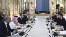 الإليزيه يعلن ما بحثه ماكرون مع وزراء عرب بشأن معابر غزة