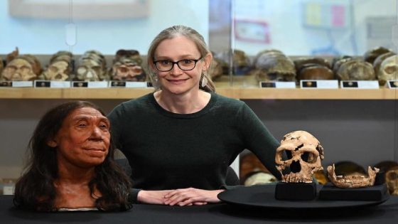 فريق علمي بريطاني يعيد تكوين رأس امرأة من عصر إنسان نياندرتال