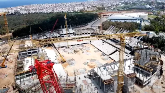 بالفيديو.. تقدم هائل في أشغال ملعب الرباط
