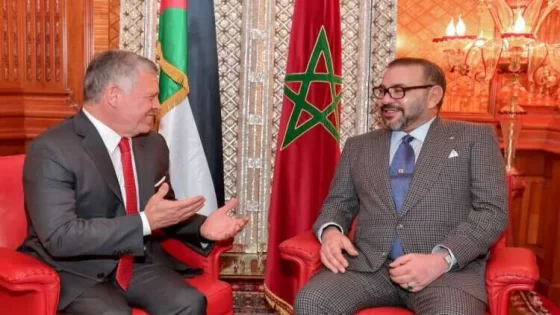 الملك محمد السادس يتوصل برسالة من ملك المملكة الأردنية الهاشمية