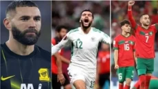 كريم بنزيما يتوقع مواجهة بين المنتخب المغربي والجزائري