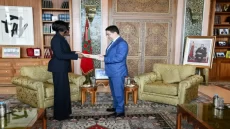 رسالة خطية إلى جلالة الملك من رئيس جمهورية إفريقيا الوسطى