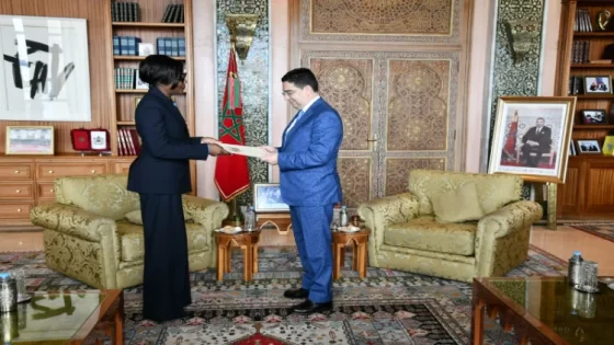 رسالة خطية إلى جلالة الملك من رئيس جمهورية إفريقيا الوسطى