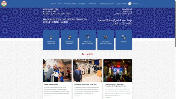 بوابة رقمية لمنخرطي مؤسسة محمد السادس للأعمال الاجتماعية لموظفي الأمن الوطني
