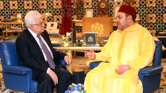 الملك محمد السادس يتوصل من رئيس دولة فلسطين