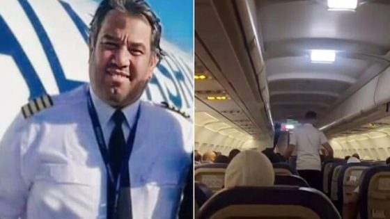 وفاة قائد طائرة خلال رحلة متجهة من القاهرة إلى السعودية (فيديو).