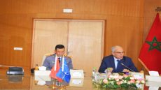 بتعليمات ملكية: لوديي وأبريظ يستقبلان وزير الدولة للدفاع الوطني الغيني