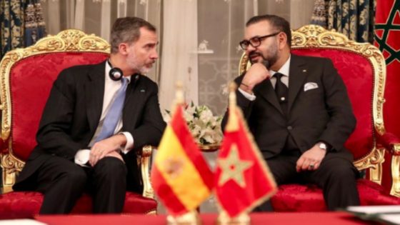 جلالة الملك يهنئ العاهل الاسباني الملك فيليبي السادس والملكة ليتيزيا بمناسبة العيد الوطني لبلدهما