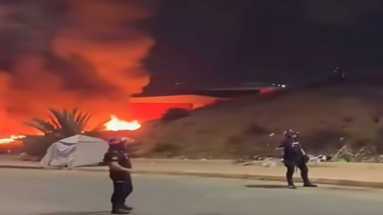 حـ.ريق يلتهم عشرات الخيام والأكواخ بمخيم للمهاجرين في سبتة (فيديو)
